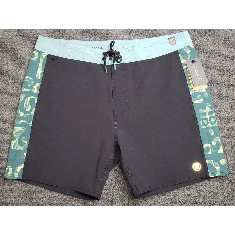 Roark The Passage Panel Boardshort Swim Trunks Mens 36 NWT New Tags
